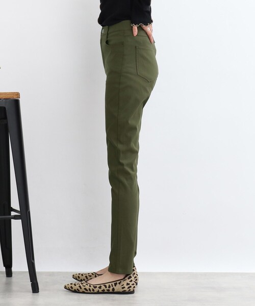 SHOO・LA・RUE（シューラルー）の「◆ウエストのフィット感が心地良い！【SS-3L】裏起毛ストレッチ スキニーパンツ（その他パンツ・レディース・ブラック/カーキ/キャメル/ボルドー・01/03/02/10/04/05）」の17枚目の写真