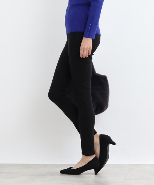 SHOO・LA・RUE（シューラルー）の「◆ウエストのフィット感が心地良い！【SS-3L】裏起毛ストレッチ スキニーパンツ（その他パンツ・レディース・ブラック/カーキ/キャメル/ボルドー・01/03/02/10/04/05）」の18枚目の写真