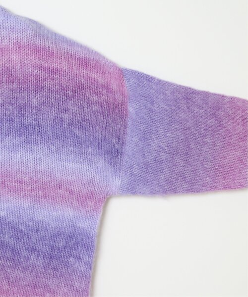 notch.（ノッチ）の「グラデーションニットカーディガン（カーディガン/ボレロ・レディース・パープル/ピンク・M）」の10枚目の写真