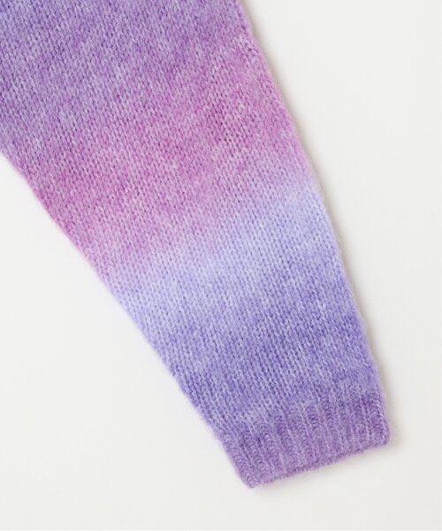 notch.（ノッチ）の「グラデーションニットカーディガン（カーディガン/ボレロ・レディース・パープル/ピンク・M）」の4枚目の写真