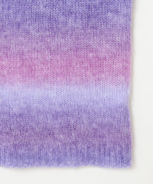 notch.（ノッチ）の「グラデーションニットカーディガン（カーディガン/ボレロ・レディース・パープル/ピンク・M）」の5枚目の写真