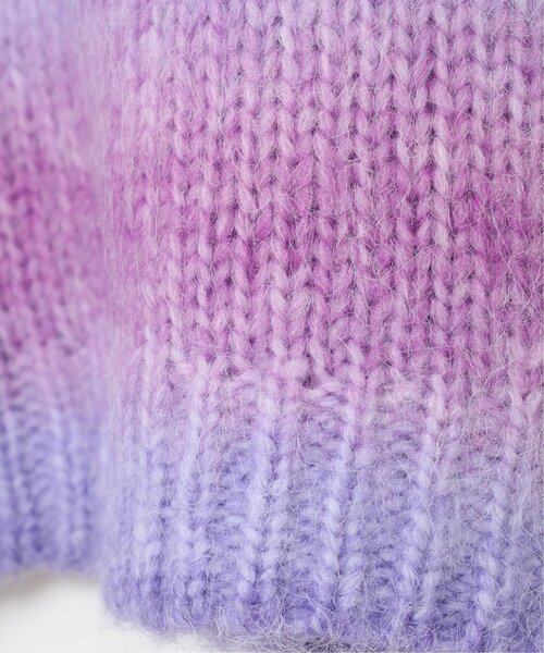 notch.（ノッチ）の「グラデーションニットカーディガン（カーディガン/ボレロ・レディース・パープル/ピンク・M）」の6枚目の写真