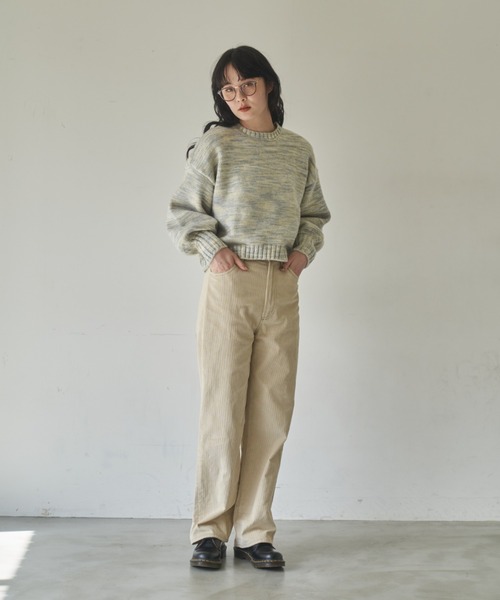 idem（イデム）の「【ZOZOTOWN限定】corduroy ufufu pants/コーデュロイストレートパンツ【Sサイズ展開あり】（その他パンツ・レディース・アイボリー/カーキ・SMALL/MEDIUM/LARGE）」の18枚目の写真