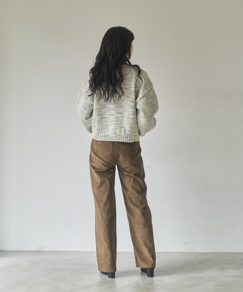 idem（イデム）の「【ZOZOTOWN限定】corduroy ufufu pants/コーデュロイストレートパンツ【Sサイズ展開あり】（その他パンツ・レディース・アイボリー/カーキ・SMALL/MEDIUM/LARGE）」の16枚目の写真
