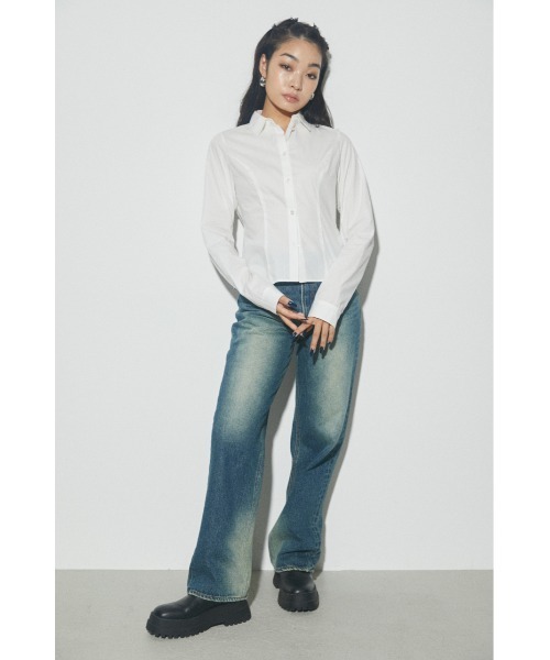 LAGUA GEM SWITCHING ハーフデニム ラグアジェム LAGUA GEM（ラグアジェム）の「SWITCHING ハーフデニム（デニム