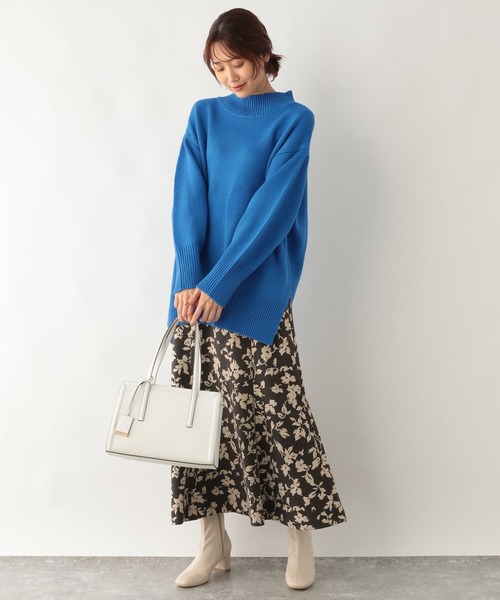 2025年春夏 別注企画品 水玉切替チュニックセーター44♡即完売品♡新品未使用 2025年春夏 別注企画品 水玉切替チュニックセーター44♡即完売品