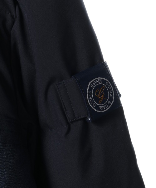 CROWDED CLOSET（クラウデッドクローゼット）の「【G-STAGE(ジーステージ)】異素材コンビダウンジャケット（ブルゾン・メンズ・ブラック/ネイビー・02/03）」の8枚目の写真