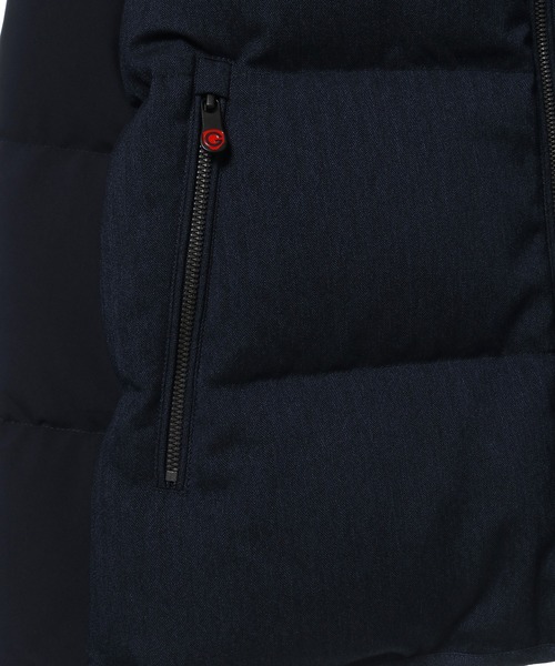 CROWDED CLOSET（クラウデッドクローゼット）の「【G-STAGE(ジーステージ)】異素材コンビダウンジャケット（ブルゾン・メンズ・ブラック/ネイビー・02/03）」の9枚目の写真