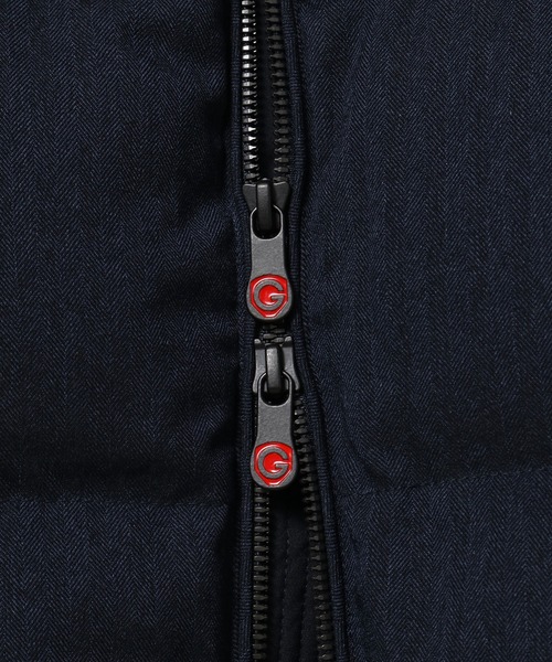 CROWDED CLOSET（クラウデッドクローゼット）の「【G-STAGE(ジーステージ)】異素材コンビダウンジャケット（ブルゾン・メンズ・ブラック/ネイビー・02/03）」の10枚目の写真
