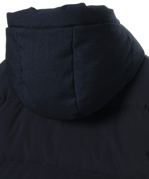 CROWDED CLOSET（クラウデッドクローゼット）の「【G-STAGE(ジーステージ)】異素材コンビダウンジャケット（ブルゾン・メンズ・ブラック/ネイビー・02/03）」の5枚目の写真