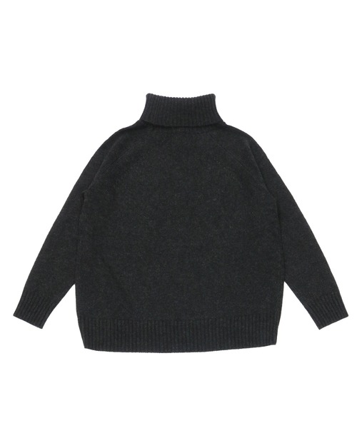 Pitta Re:)（ピッタリ）の「ラムウール混 オフタートルニットプルオーバー（ニット/セーター・レディース・ブラック/ブラウン/ライトベージュ/チェリーピンク・M/L）」の7枚目の写真