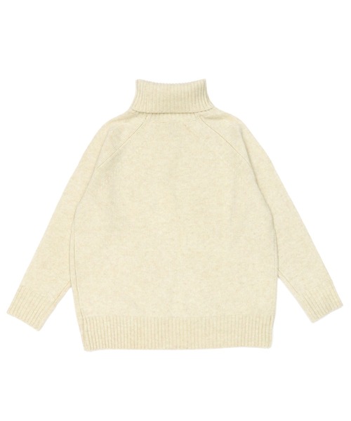 Pitta Re:)（ピッタリ）の「ラムウール混 オフタートルニットプルオーバー（ニット/セーター・レディース・ブラック/ブラウン/ライトベージュ/チェリーピンク・M/L）」の9枚目の写真