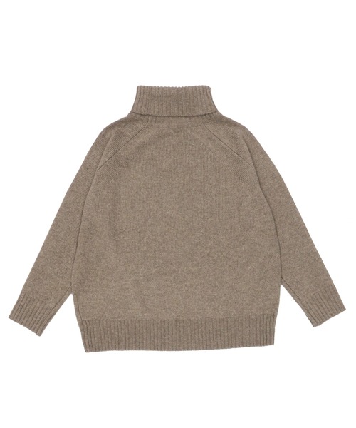 Pitta Re:)（ピッタリ）の「ラムウール混 オフタートルニットプルオーバー（ニット/セーター・レディース・ブラック/ブラウン/ライトベージュ/チェリーピンク・M/L）」の14枚目の写真