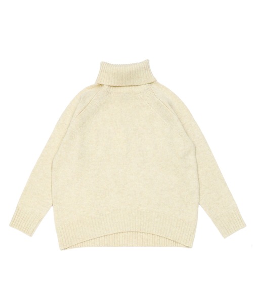 Pitta Re:)（ピッタリ）の「ラムウール混 オフタートルニットプルオーバー（ニット/セーター・レディース・ブラック/ブラウン/ライトベージュ/チェリーピンク・M/L）」の16枚目の写真