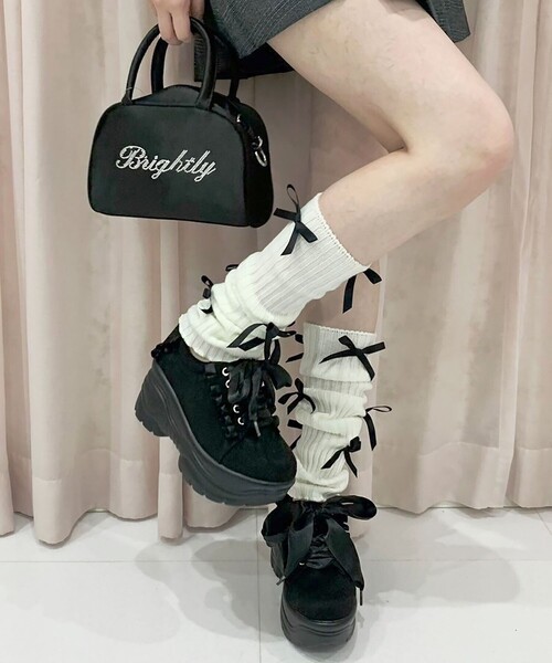 cs T&P(シーエスティーアンドピー)の「厚底フリルスニーカー(スニーカー・レディース・ピンク系5/ホワイト/ブラック系/パープル系2/ブルー系・S/LL/L/M)」の14枚目の写真