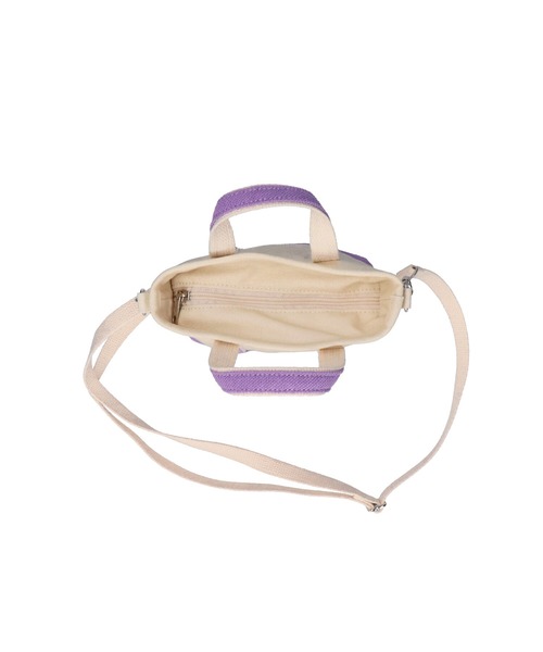 CONVERSE（コンバース）の「【CONVERSE/コンバース】PILE CANVASXS TOTE BAG パイルキャンバス トート ショルダー バッグ（ショルダーバッグ・レディース・ブラウン/ライトパープル/オレンジ・FREE）」の5枚目の写真