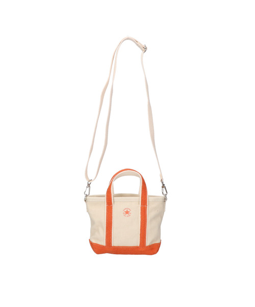 CONVERSE（コンバース）の「【CONVERSE/コンバース】PILE CANVASXS TOTE BAG パイルキャンバス トート ショルダー バッグ（ショルダーバッグ・レディース・ブラウン/ライトパープル/オレンジ・FREE）」の14枚目の写真