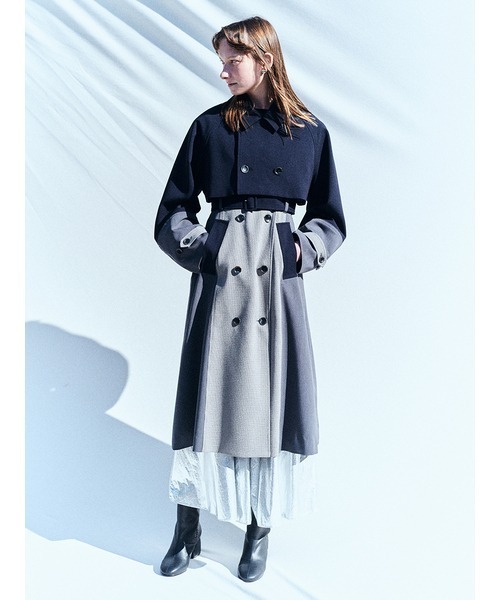 FURFUR（ファーファー）の「異素材コンビショートブーツ（ブーツ・レディース・ブラック/ベージュ/シルバー・36/37/38）」の4枚目の写真