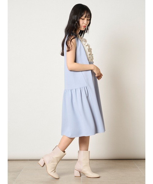 FURFUR（ファーファー）の「異素材コンビショートブーツ（ブーツ・レディース・ブラック/ベージュ/シルバー・36/37/38）」の12枚目の写真