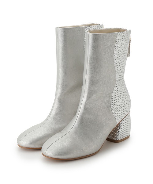 FURFUR（ファーファー）の「異素材コンビショートブーツ（ブーツ・レディース・ブラック/ベージュ/シルバー・36/37/38）」の15枚目の写真