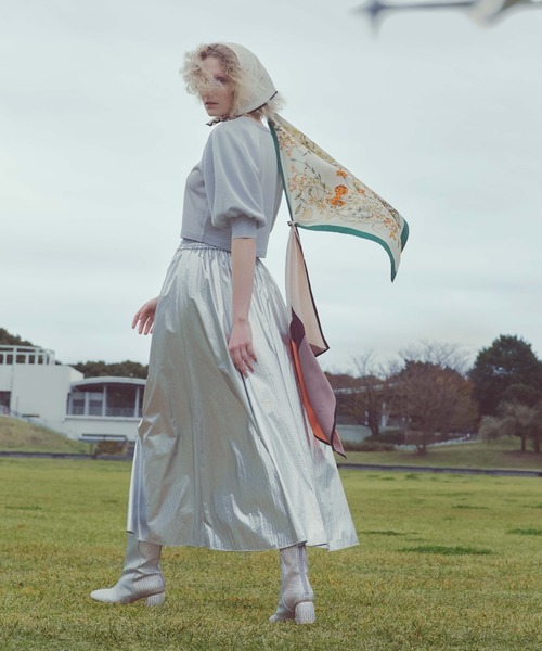 FURFUR（ファーファー）の「異素材コンビショートブーツ（ブーツ・レディース・ブラック/ベージュ/シルバー・36/37/38）」の21枚目の写真