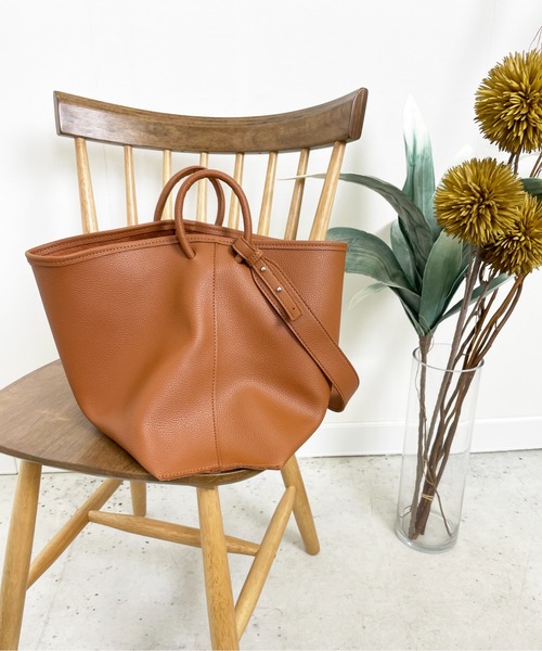 StyleSea（スタイルシー）の「サイドハンドルバッグ（ショルダーバッグ・レディース・ブラック/ベージュ/ブラウン・FREE）」の6枚目の写真