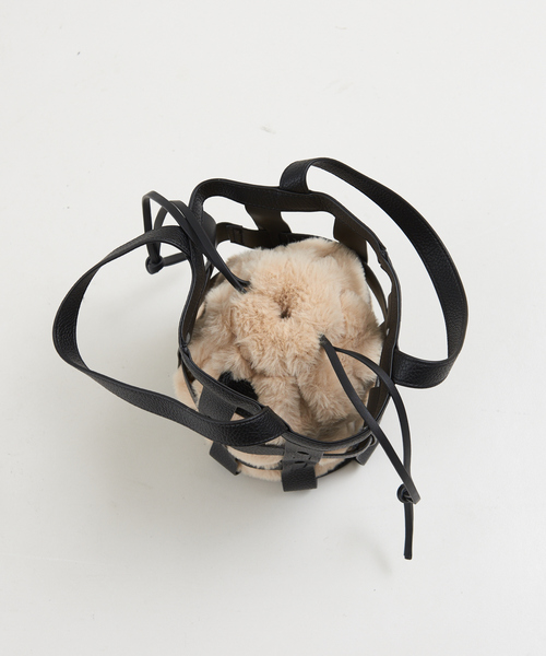 soeur（スール）の「SOEUR/カゴメッシュファートートBAG（トートバッグ・レディース・ブラック/ブラウン・フリー）」の17枚目の写真