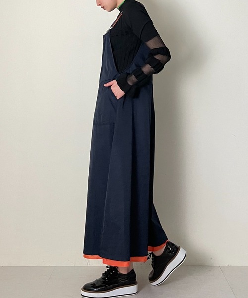 TEVALT（ヴァレット）の「ミリタリーサロペットワンピース（ワンピース・レディース・カーキ/ブラック/ネイビー・38）」の14枚目の写真