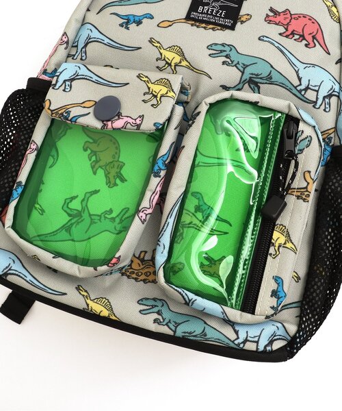 BREEZE（ブリーズ）の「福井県立恐竜博物館コラボ 恐竜総柄リュック（バックパック/リュック・キッズ・ブラック/ベージュ・MEDIUM/SMALL）」の21枚目の写真