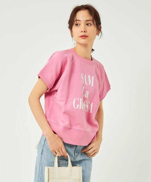Goodwear(Since1983)(グッドウェア)の「※※※【別注】<Goodwear> ショートスリーブ スウェット プルオーバー カットソー(スウェット・レディース・グレー/ネイビー/ピンク・FREE)」の3枚目の写真