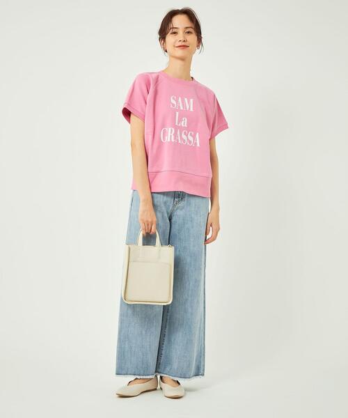 Goodwear(Since1983)(グッドウェア)の「※※※【別注】<Goodwear> ショートスリーブ スウェット プルオーバー カットソー(スウェット・レディース・グレー/ネイビー/ピンク・FREE)」の12枚目の写真