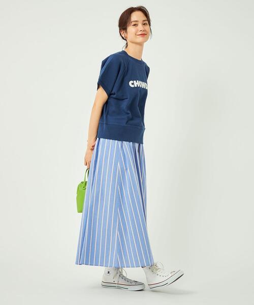 Goodwear(Since1983)(グッドウェア)の「※※※【別注】<Goodwear> ショートスリーブ スウェット プルオーバー カットソー(スウェット・レディース・グレー/ネイビー/ピンク・FREE)」の14枚目の写真