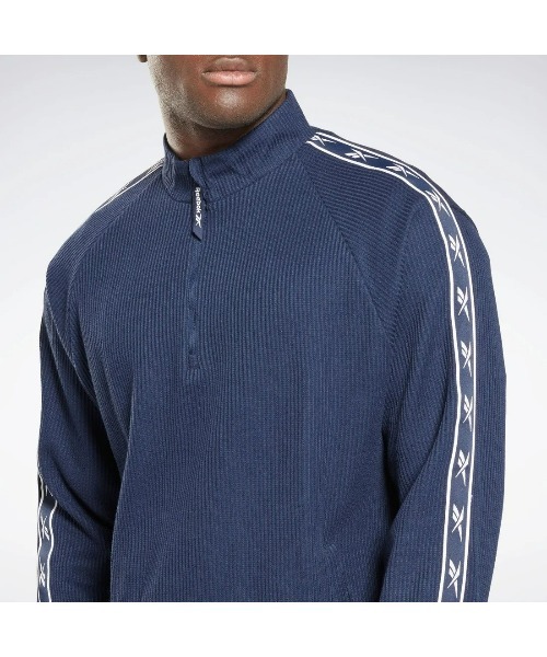【セール】ベクターテープ1/4ジップ / RI Vector Tape 1/4 Zip（ジャージ）｜Reebok（リーボック）