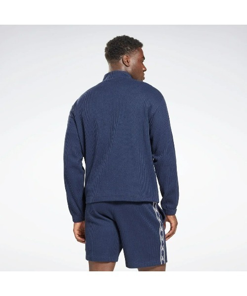 【セール】ベクターテープ1/4ジップ / RI Vector Tape 1/4 Zip（ジャージ）｜Reebok（リーボック）