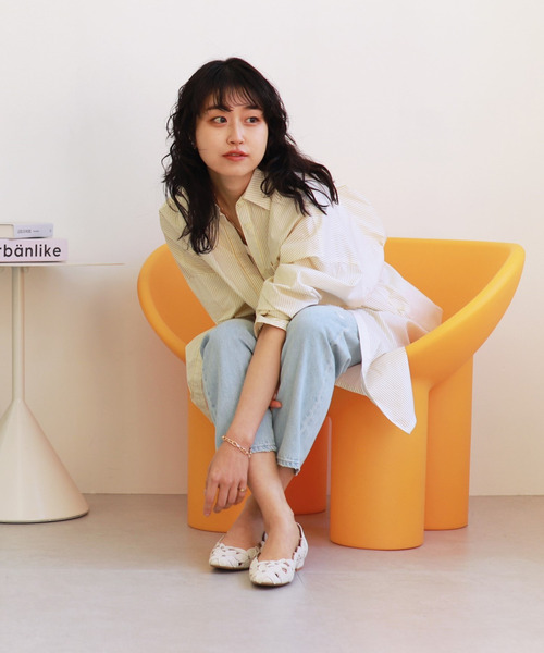 Bridget Birkin(ブリジットバーキン)の「【Bridget Birkin】フラワーカットワークラメパンプス(531023)(パンプス・レディース・ブラウン/ライトブルー/アイボリー/ブラック/ベージュ・22.5/23/23.5/24/24.5)」の18枚目の写真
