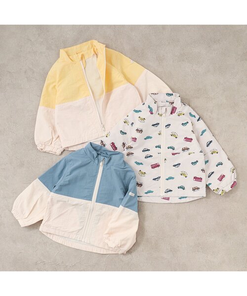 apres les cours（アプレレクール）の「【撥水加工】バラエティウィンドブレーカー（ナイロンジャケット・キッズ・その他3/サーモンピンク/ブルー/イエロー/ベージュ・100/110/120/140/130/80/90）」の22枚目の写真