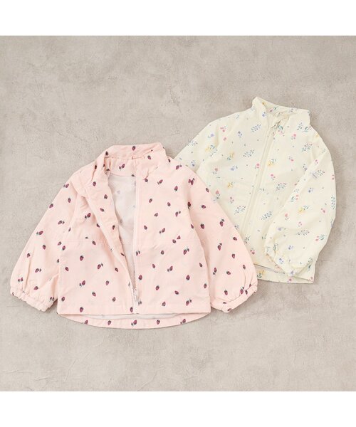 apres les cours（アプレレクール）の「【撥水加工】バラエティウィンドブレーカー（ナイロンジャケット・キッズ・その他3/サーモンピンク/ブルー/イエロー/ベージュ・100/110/120/140/130/80/90）」の10枚目の写真