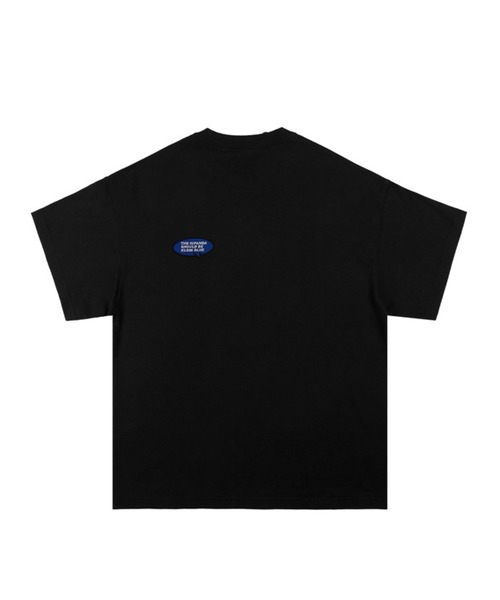 HIPANDA(ハイパンダ)の「HIPANDA ハイパンダ メンズ ワンポイント刺繍 ビッグシルエット Tシャツ(Tシャツ/カットソー・メンズ・ホワイト/ブルー/ブラック・X-LARGE/XX-LARGE/MEDIUM/SMALL/LARGE)」の5枚目の写真
