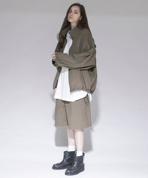 VOAAOV（ヴォアーブ）の「【VOAAOV】NYLON RIPSTOP TAFFETA Reversible Blouson（ブルゾン・メンズ・ネイビー/オフホワイト/カーキ・2/1）」の6枚目の写真