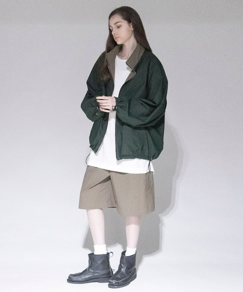 VOAAOV（ヴォアーブ）の「【VOAAOV】NYLON RIPSTOP TAFFETA Reversible Blouson（ブルゾン・メンズ・ネイビー/オフホワイト/カーキ・2/1）」の8枚目の写真