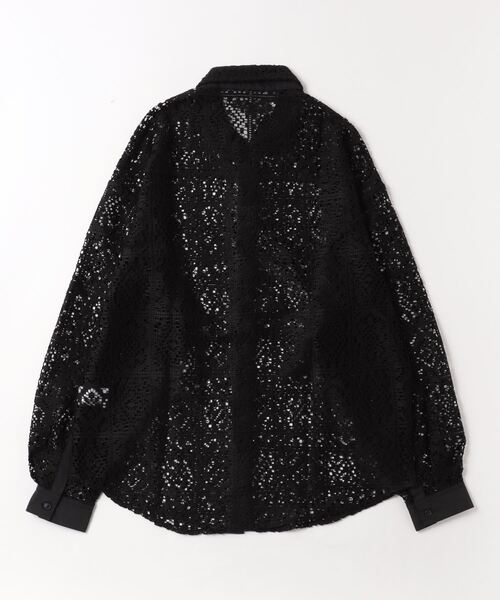 CIAO（チャオ）の「ciao レースシアーシャツ　長袖（シャツ/ブラウス・メンズ・ブラック/ブラック系その他/ホワイト系その他/ホワイト・M/L）」の21枚目の写真