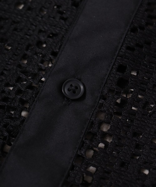 CIAO（チャオ）の「ciao レースシアーシャツ　長袖（シャツ/ブラウス・メンズ・ブラック/ブラック系その他/ホワイト系その他/ホワイト・M/L）」の20枚目の写真