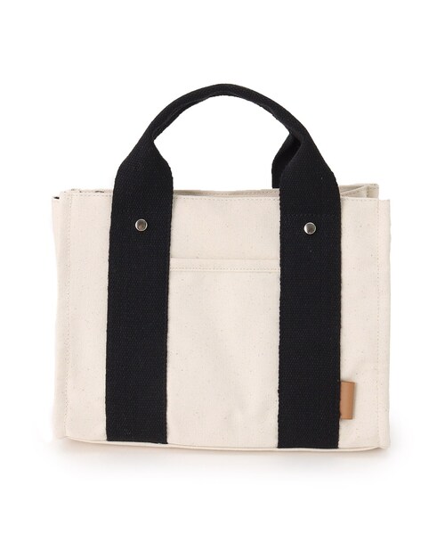 SHOO・LA・RUE（シューラルー）の「◆キャンバス 3層ポケット トートバッグ（トートバッグ・レディース・グレー/ブルー/ブラック・00）」の2枚目の写真