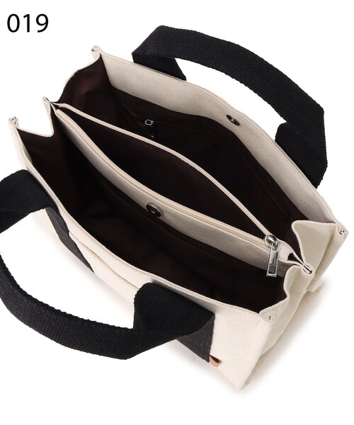 SHOO・LA・RUE（シューラルー）の「◆キャンバス 3層ポケット トートバッグ（トートバッグ・レディース・グレー/ブルー/ブラック・00）」の11枚目の写真