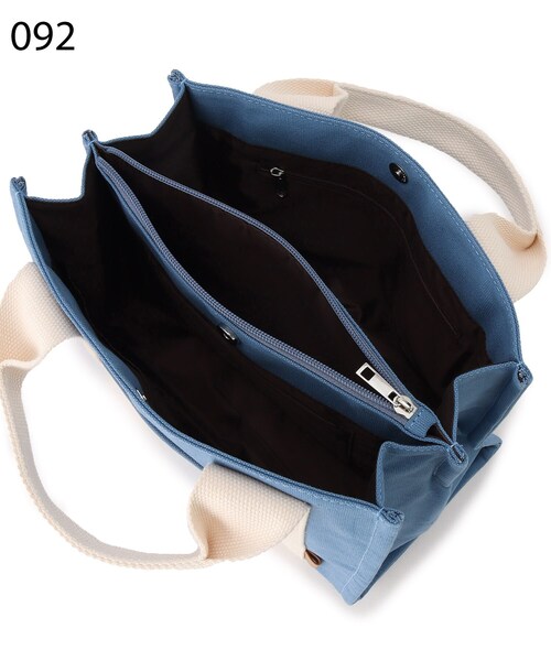 SHOO・LA・RUE（シューラルー）の「◆キャンバス 3層ポケット トートバッグ（トートバッグ・レディース・グレー/ブルー/ブラック・00）」の7枚目の写真