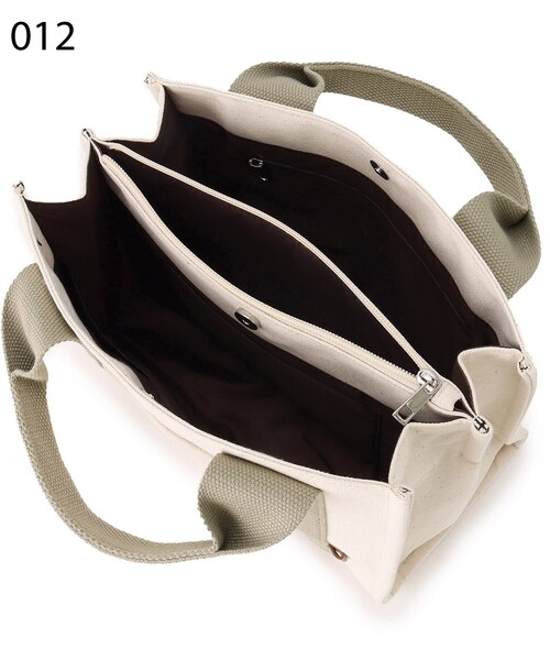 SHOO・LA・RUE（シューラルー）の「◆キャンバス 3層ポケット トートバッグ（トートバッグ・レディース・グレー/ブルー/ブラック・00）」の9枚目の写真