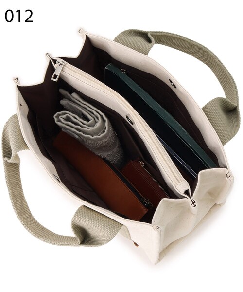 SHOO・LA・RUE（シューラルー）の「◆キャンバス 3層ポケット トートバッグ（トートバッグ・レディース・グレー/ブルー/ブラック・00）」の18枚目の写真