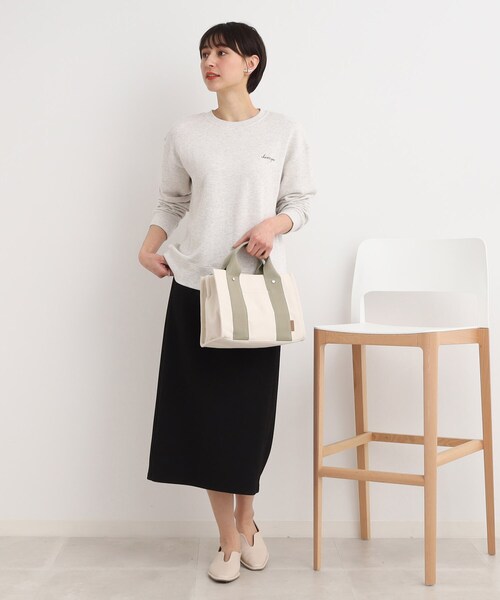 SHOO・LA・RUE（シューラルー）の「◆キャンバス 3層ポケット トートバッグ（トートバッグ・レディース・グレー/ブルー/ブラック・00）」の6枚目の写真