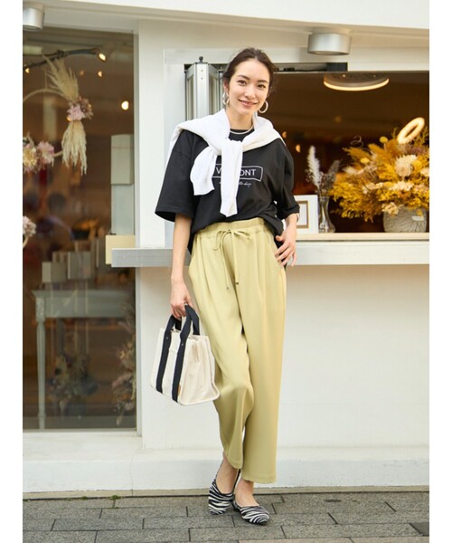 SHOO・LA・RUE（シューラルー）の「◆キャンバス 3層ポケット トートバッグ（トートバッグ・レディース・グレー/ブルー/ブラック・00）」の19枚目の写真