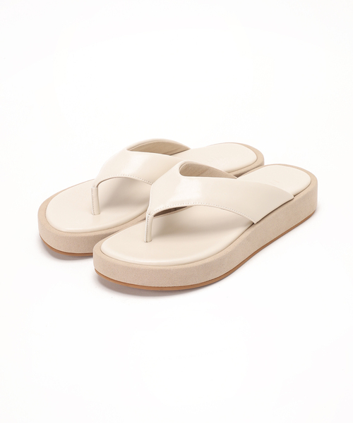 LE TALON（ルタロン）の「アツゾコトングサンダル（サンダル・レディース・アイボリー/ブラック系その他・LARGE/MEDIUM/X-LARGE/SMALL）」の13枚目の写真